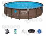 Сглобяем басейн Bestway 56977 Power Steel® Swim Vista Series™ 5.49 m x 1.22 m Pool Set