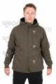 Fox Collection Sherpa Jacket Green and Black